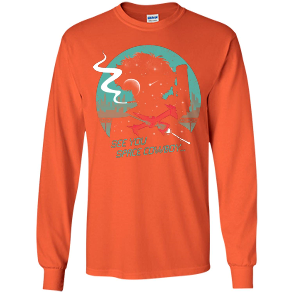 Space Cowboy T-shirt See You Space Cowboy Orange