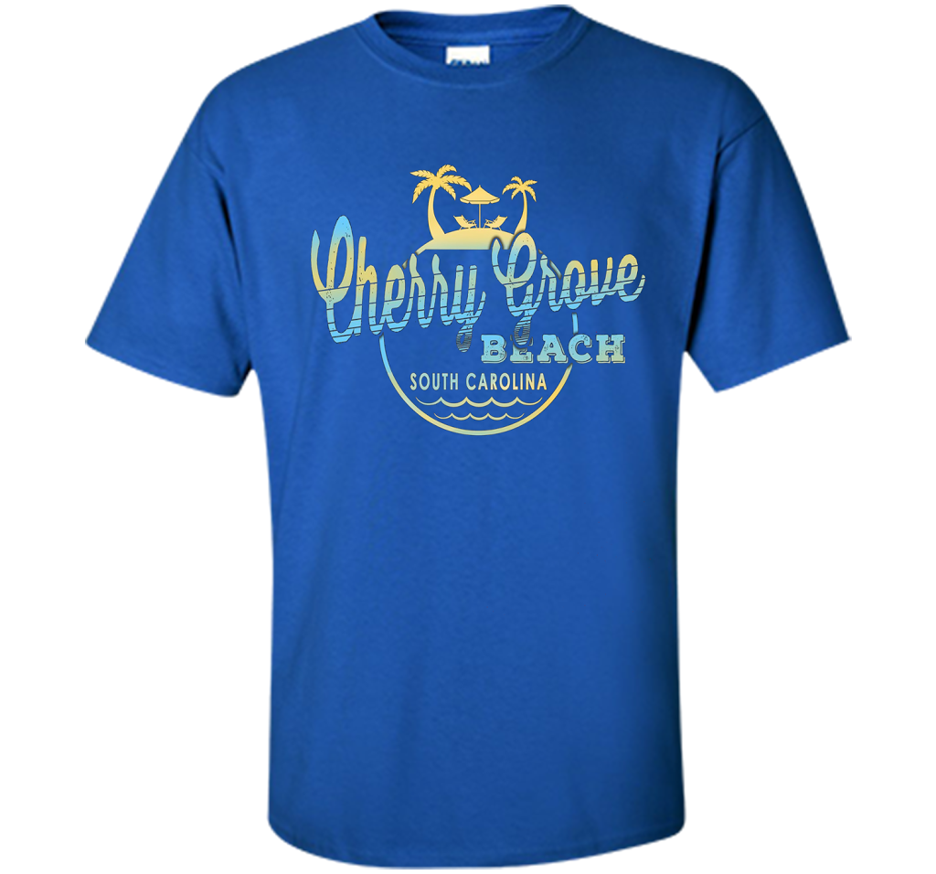 cherry grove South Carolina beach tshirt t-shirt Royal