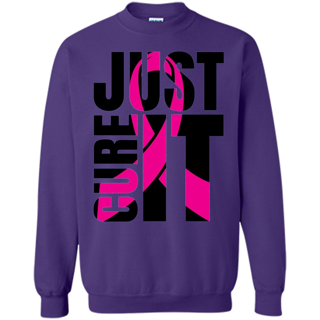 Breast Cancer Awareness T-shirt Just Cure It Orange