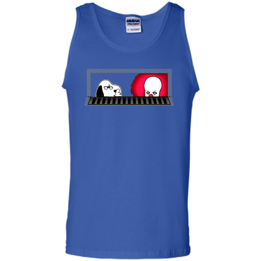 Movie T-shirt Snoopy Vs It T-shirt Royal