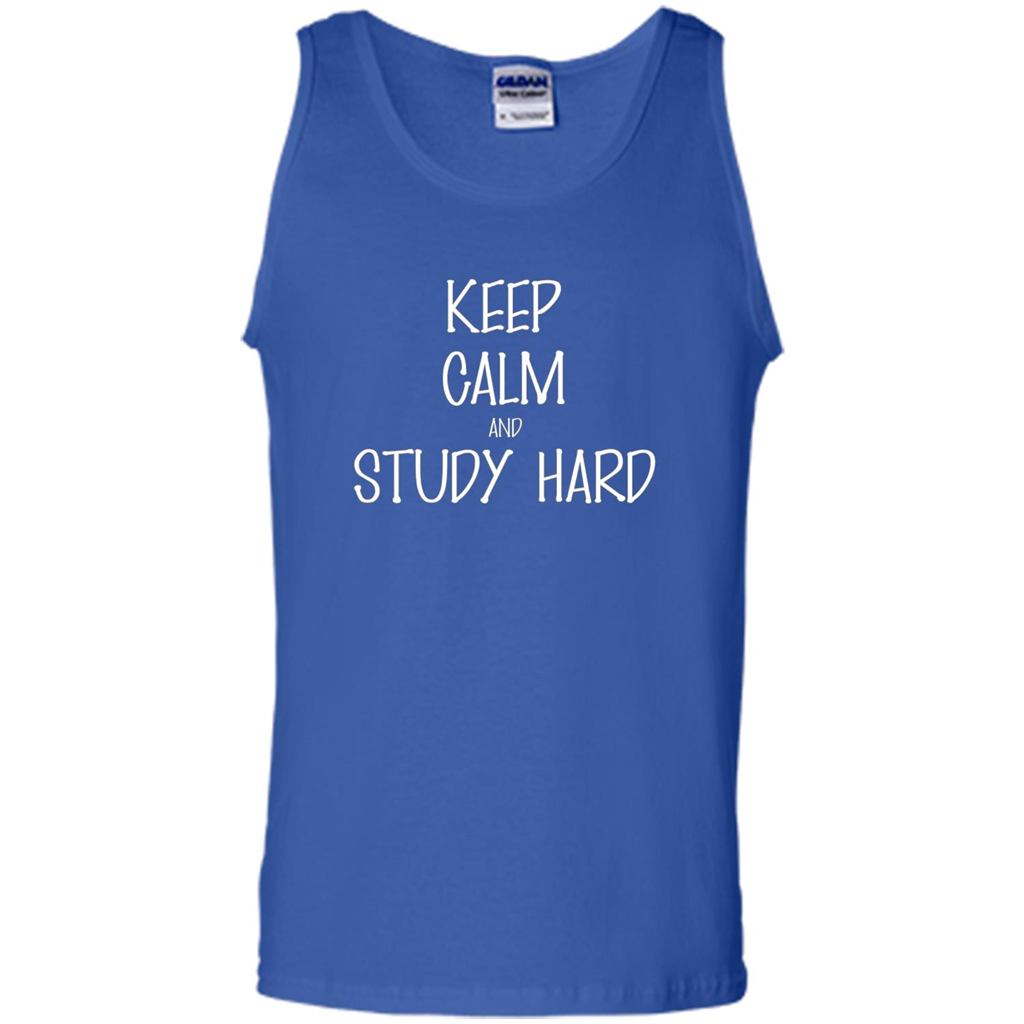 Keep Calm T-shirt Keep Calm and Study Hard T-shirt Royal