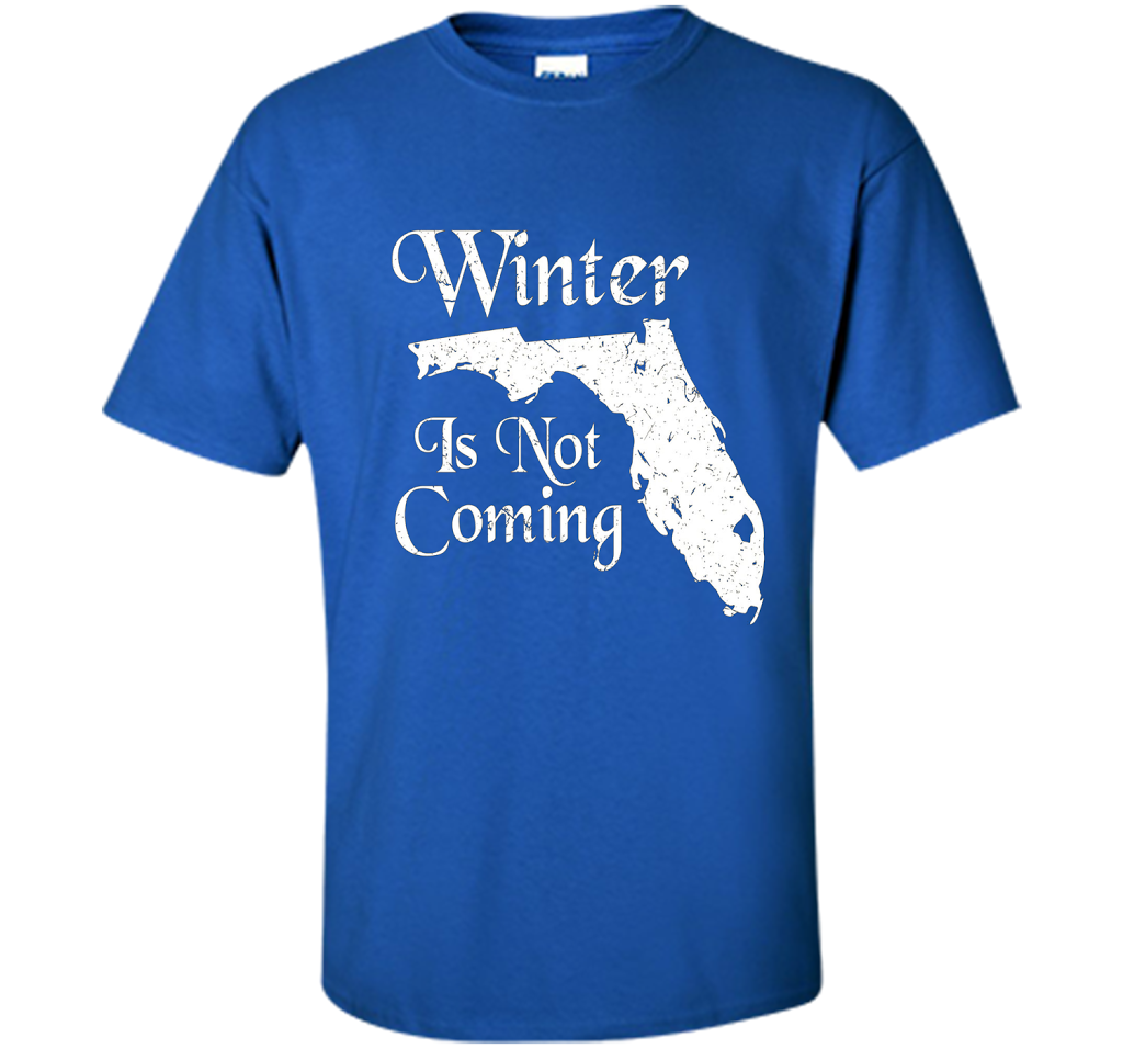 Florida T-shirt Winter Is Not Coming Royal