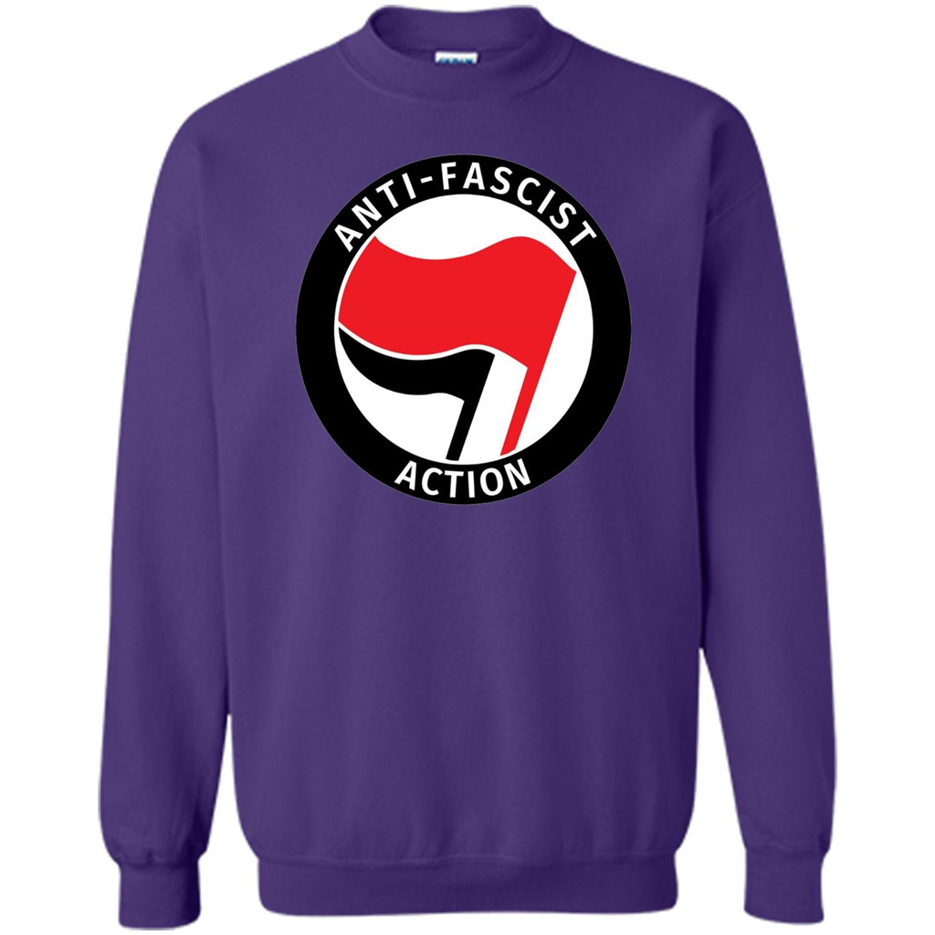 Anti - Fascist Action T-shirt Orange