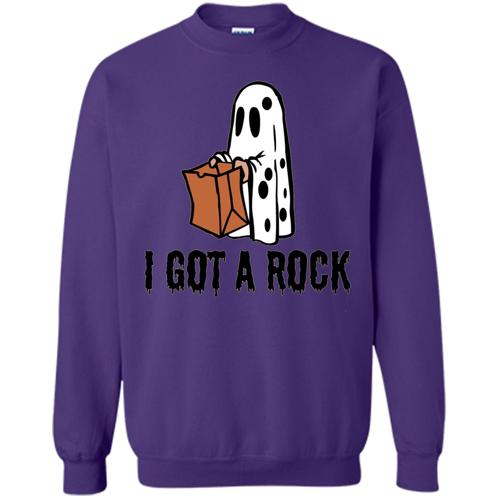 Halloween Ghost T-shirt I Got A Rock Orange