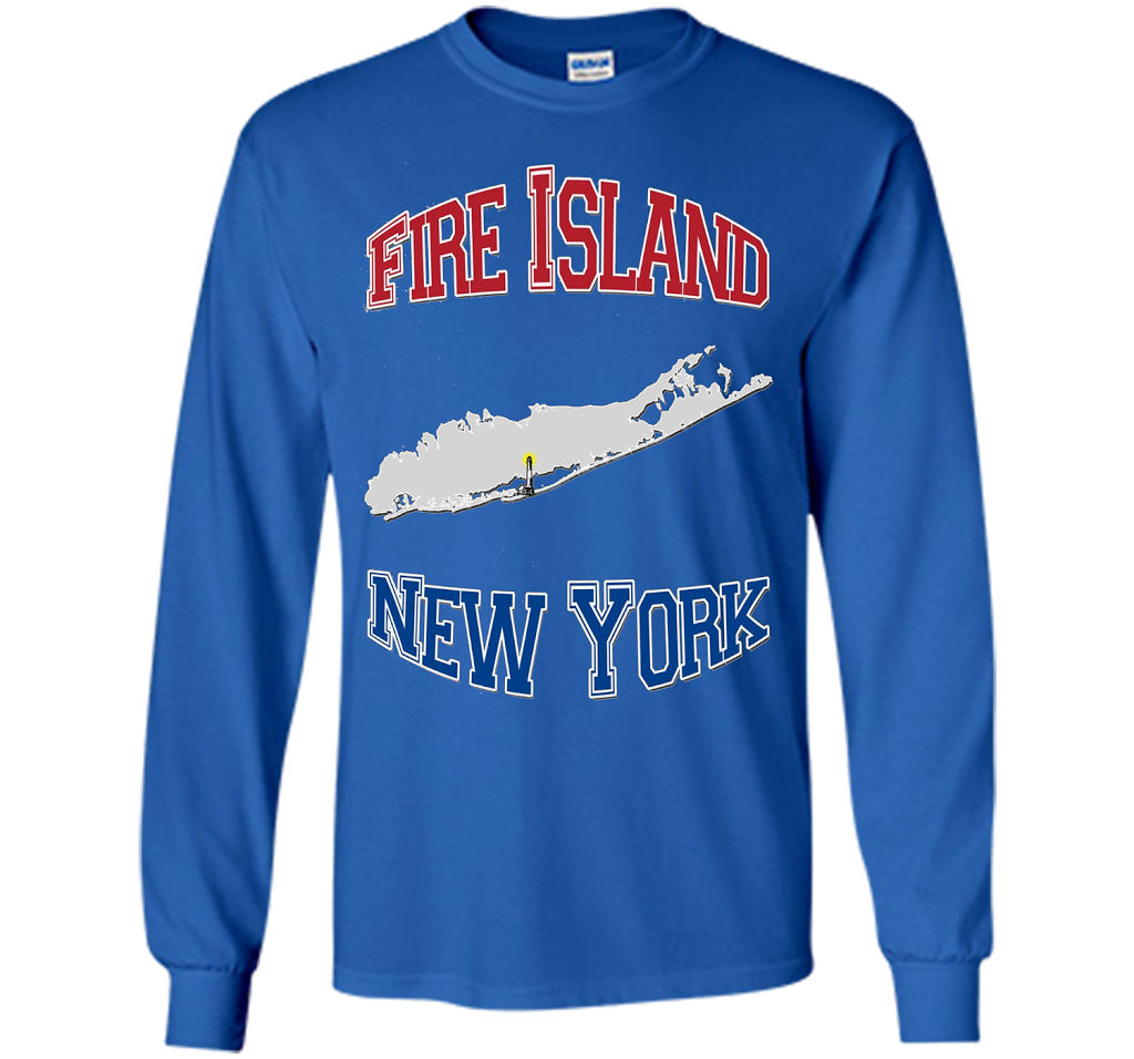 Fire Island New York T-shirt Royal
