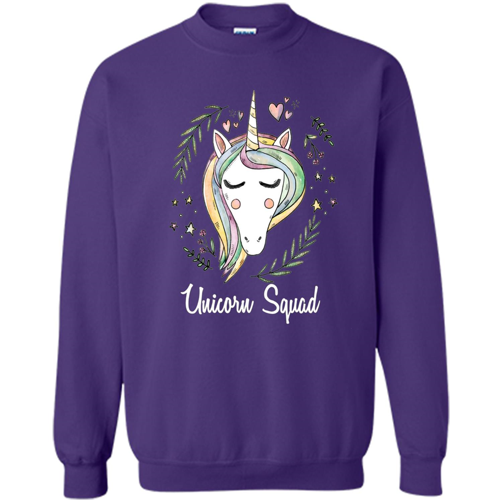 Unicorn Squad Funny T-shirt Cute Unicorn Orange