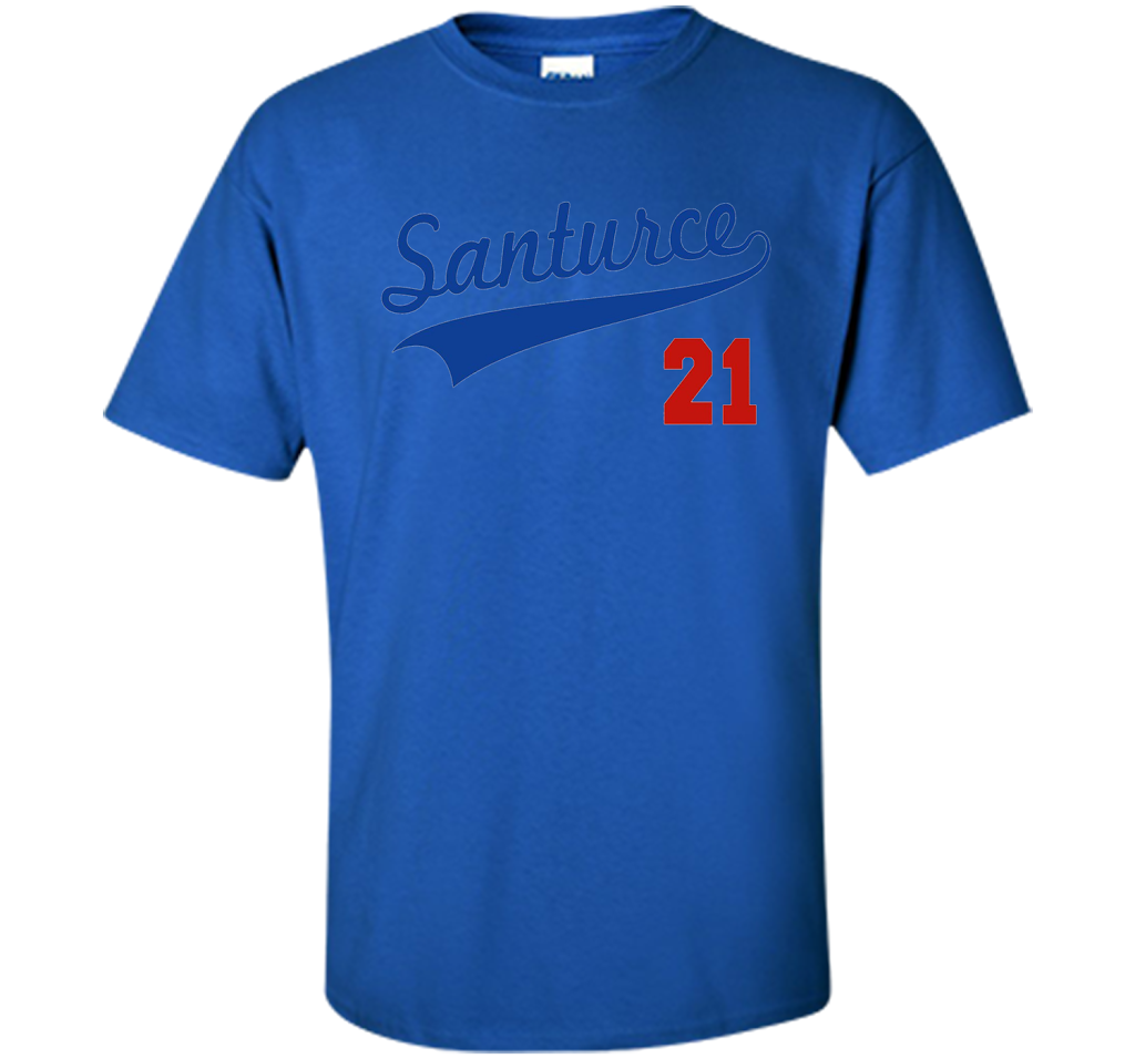 Santurce 21 Puerto Rico Baseball T-shirt Royal
