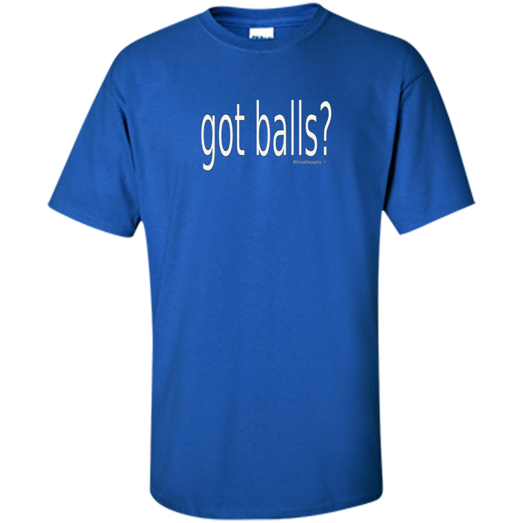 Got Balls Bowling League T-shirt Royal