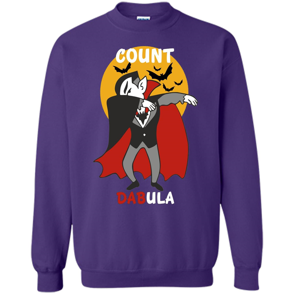 Count Dabula Dabbing Halloween T-shirt Orange
