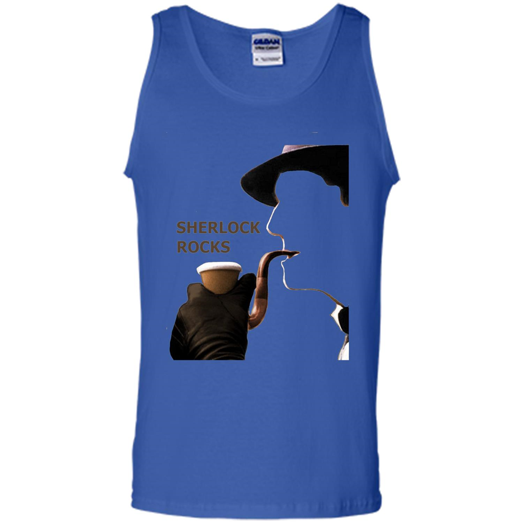 Sherlock Rocks T-shirt Royal