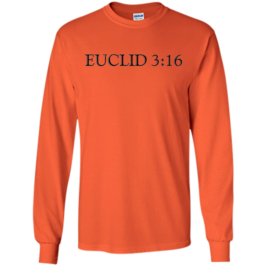 Euclid 3:16 T-shirt Orange