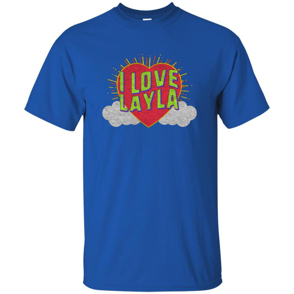 I Love Layla T-shirt Royal
