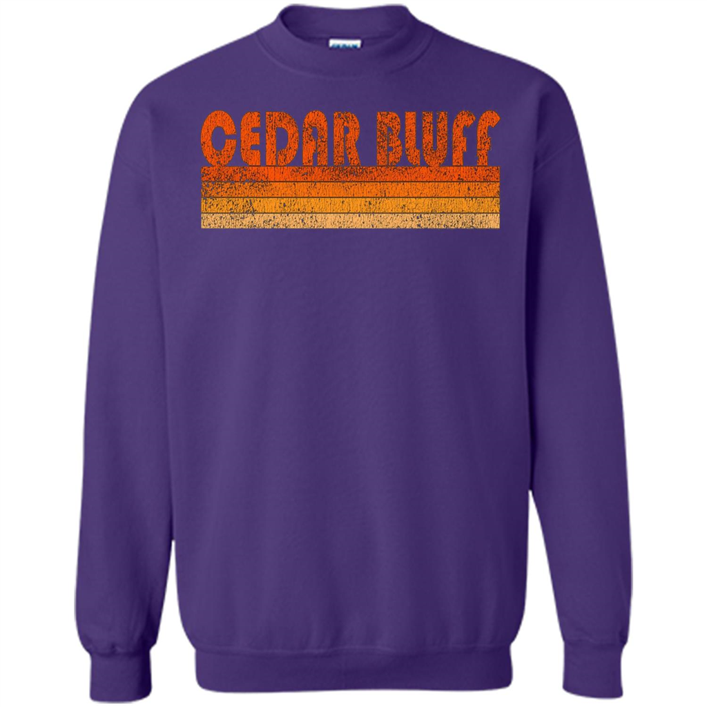 Vintage Retro Cedar Bluff Alabama T-shirt Orange