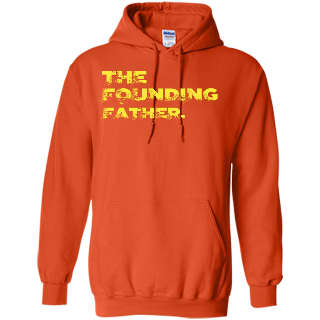 Fathers Day T-shirt The Founding Father Orange