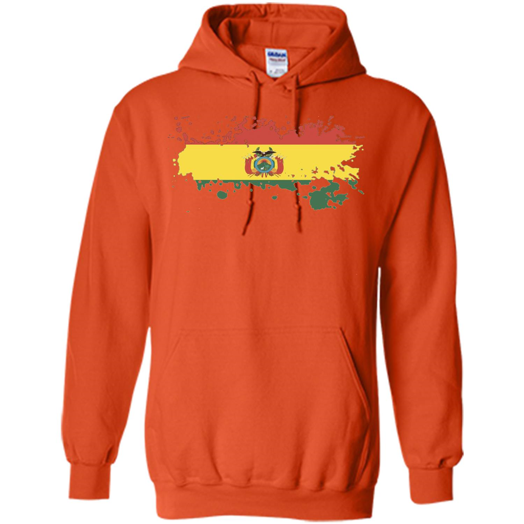 Flag of Bolivia Bolivian T-shirt Orange