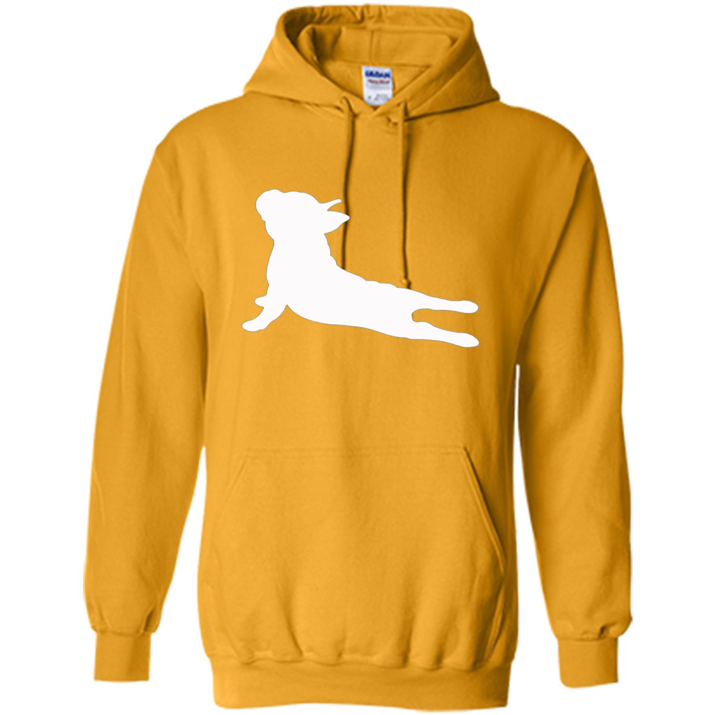 French Bulldog Yoga T-shirt Gold