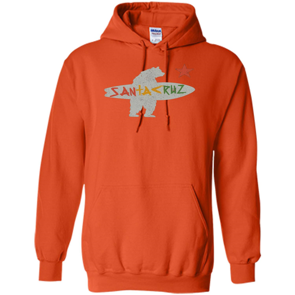 Santa Cruz Surf Bear T-Shirt Orange
