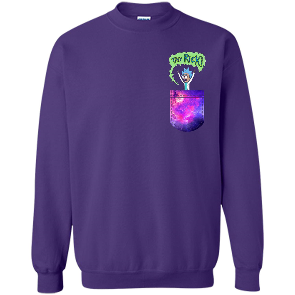 Rick And Morty T-shirt Tiny Rick T-shirt Orange