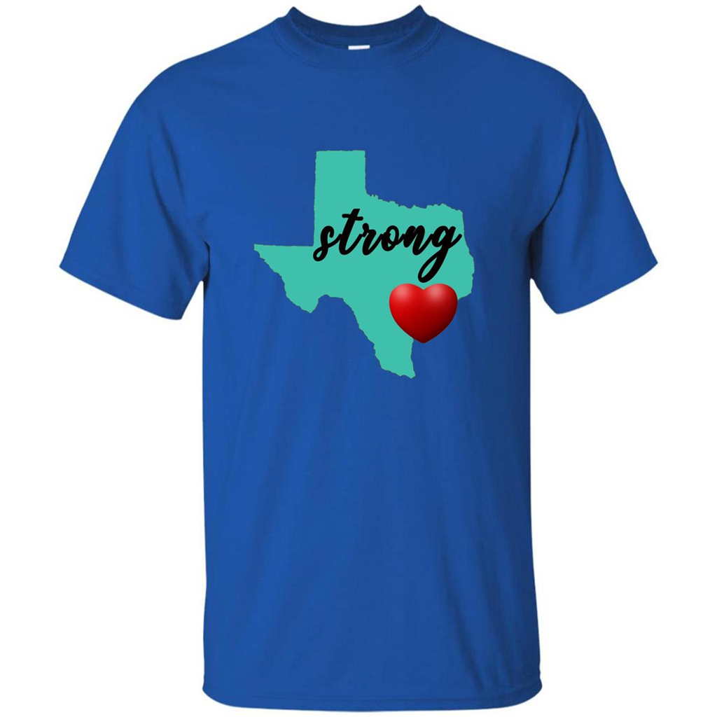 Texas Strong Support Texans T-shirt Royal