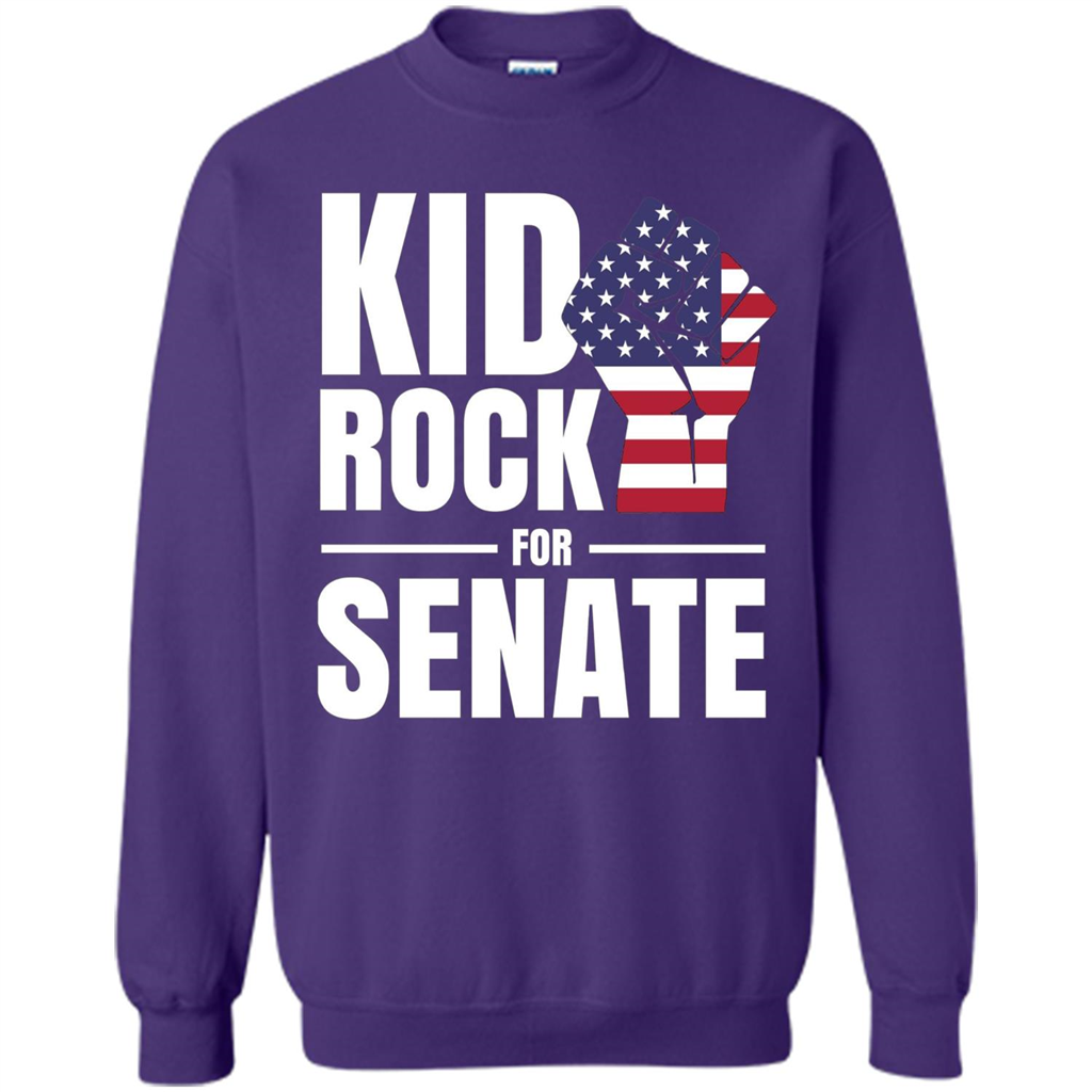 CAMPAIGN Kid For US Senate Election. In Rock We Trust T-shirt Orange