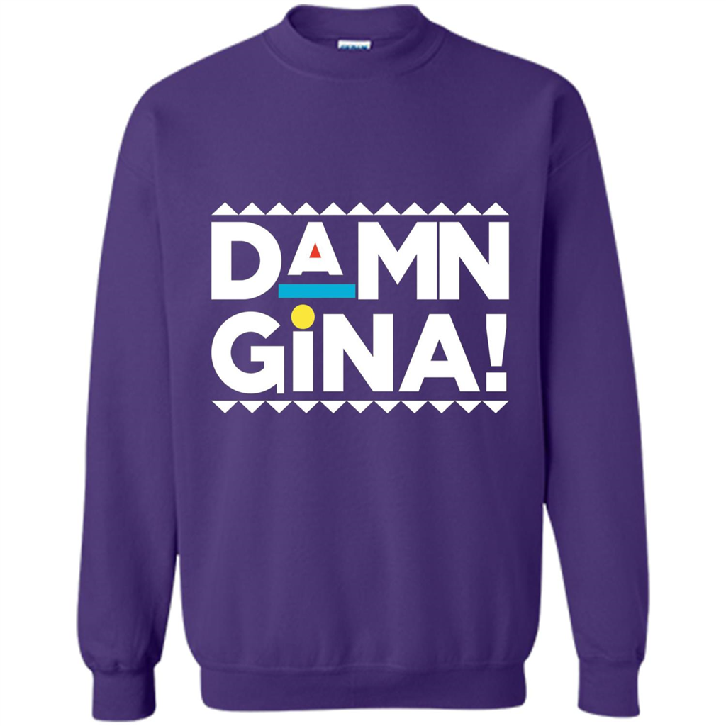 Damn Gina T-shirt TV Show Martin Orange