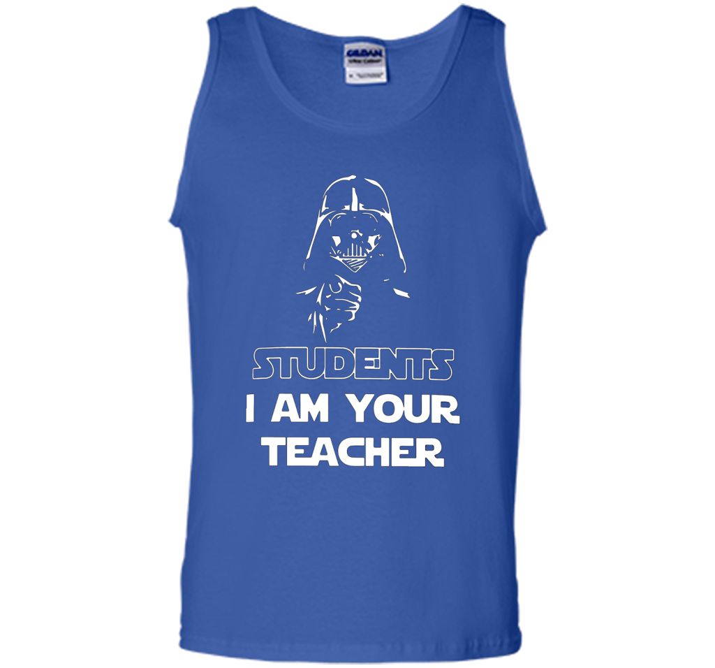 Students, I am your teacher funny graphic T-shirt Royal