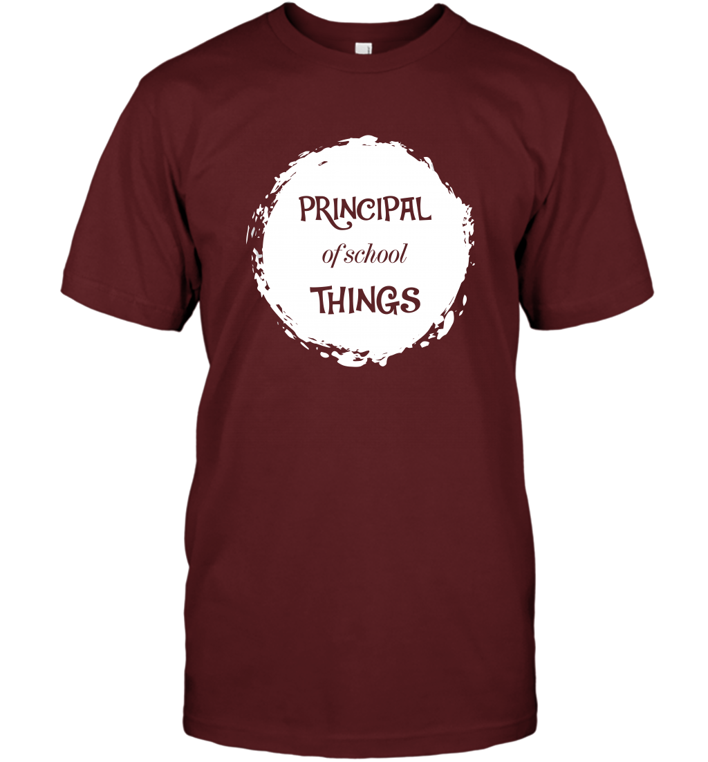 Principal Of School Things Shirt T-Shirt T-Shirt Cardinal