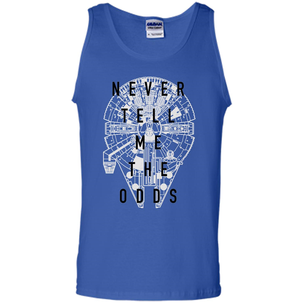Movie T-shirt Never Tell Me The Odds T-shirt Royal