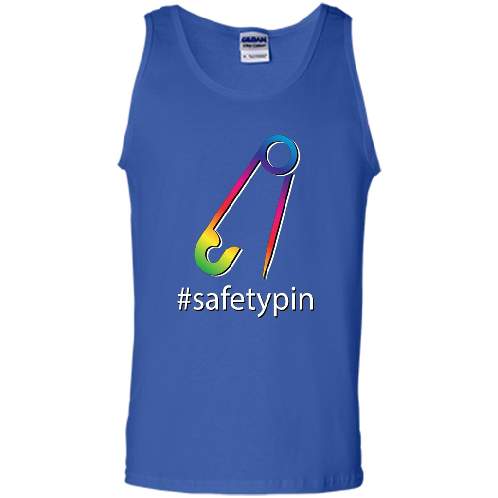 Safety Pin Campaign Against Violence T-Shirt Royal