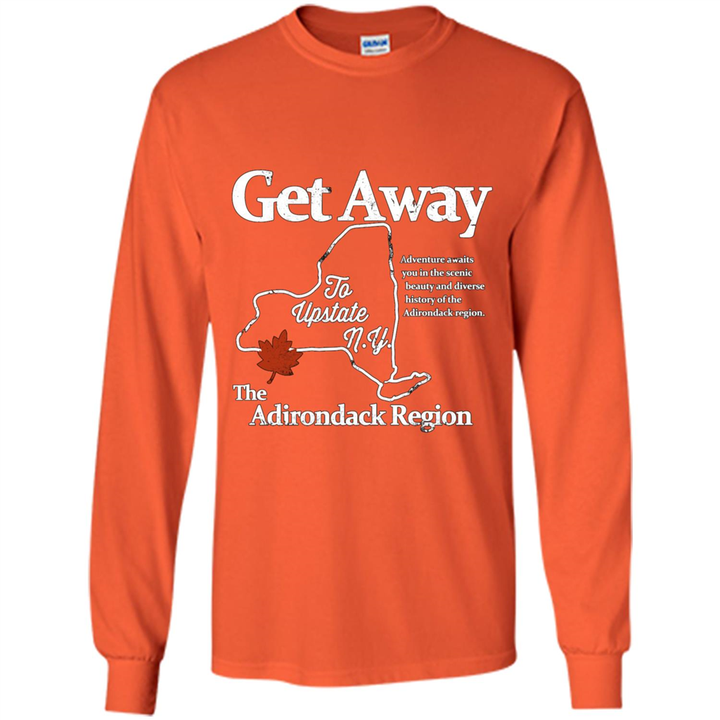 Get Away To Upstate New York T-shirt Orange