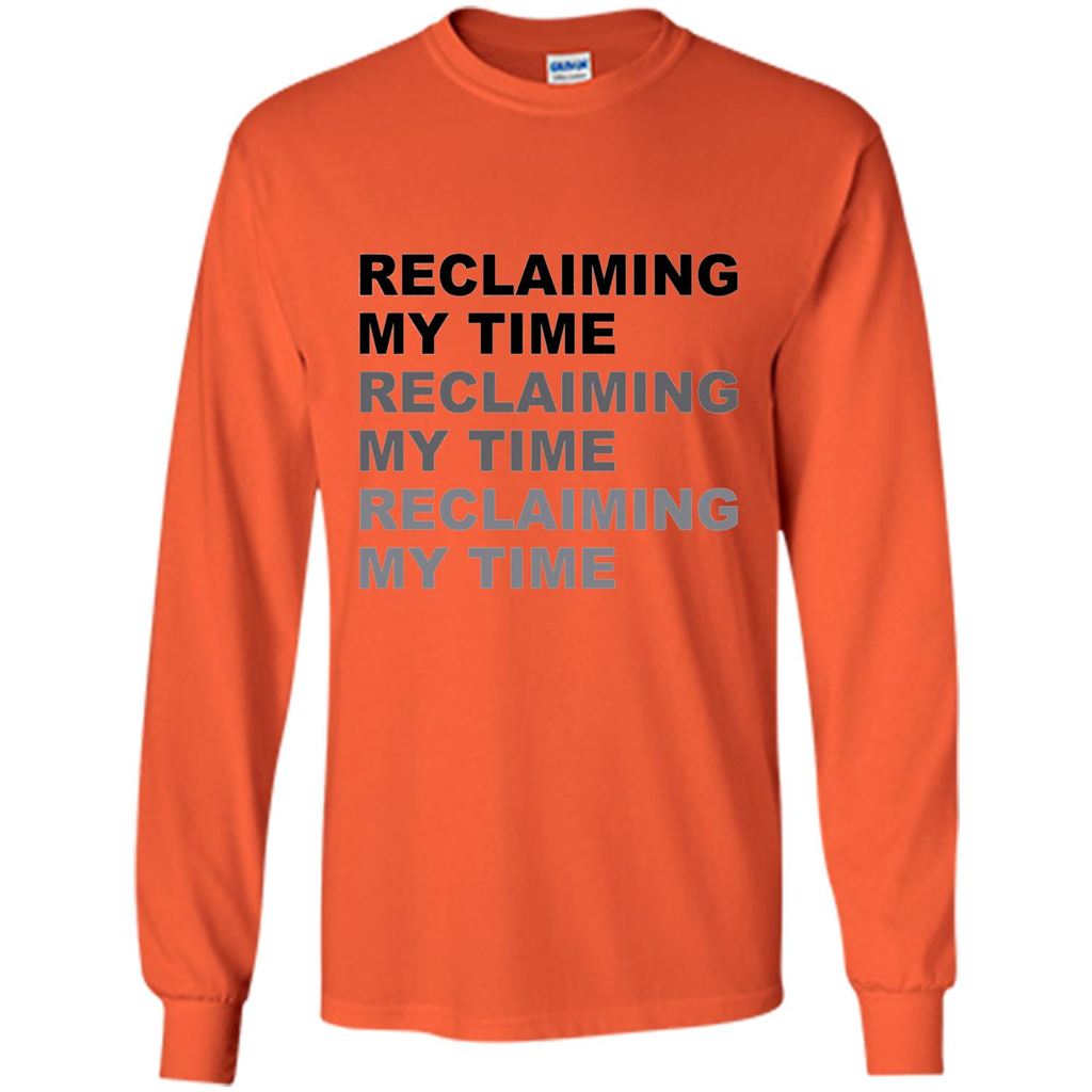 Reclaiming My Time T-shirt Orange