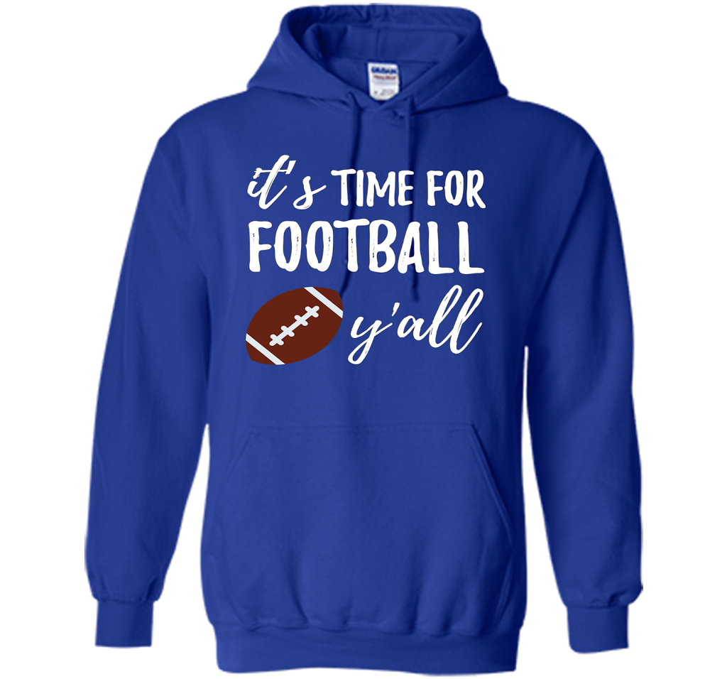 It's Time For Football Y'all T-Shirt Southern Vintage Tee t-shirt Royal