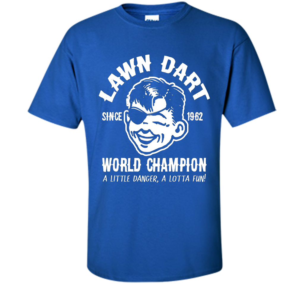 Lawn Dart Since 1962 World Champion Backyard Game T-shirt Royal