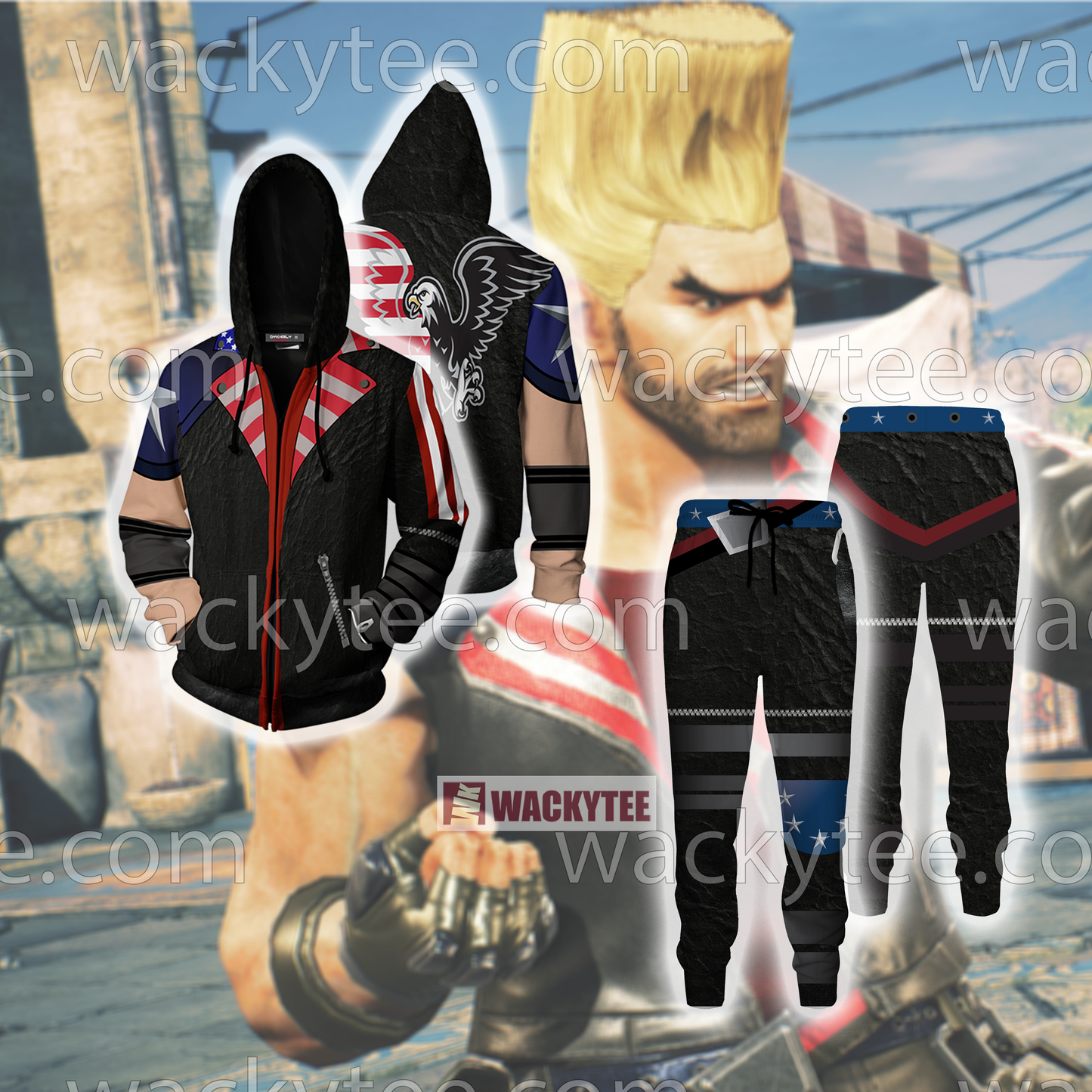 Tekken Paul Phoenix Cosplay Jogging Pants