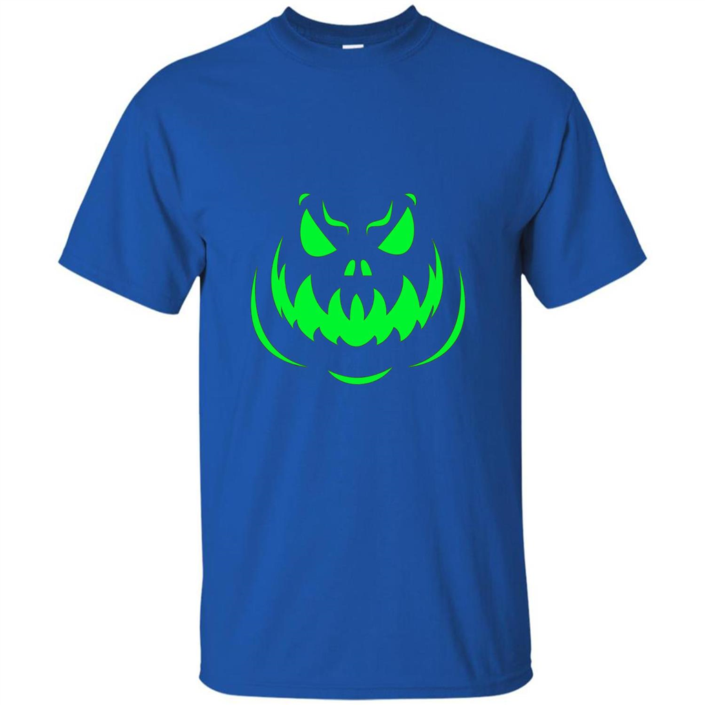 Scary Face Halloween T-shirt Royal