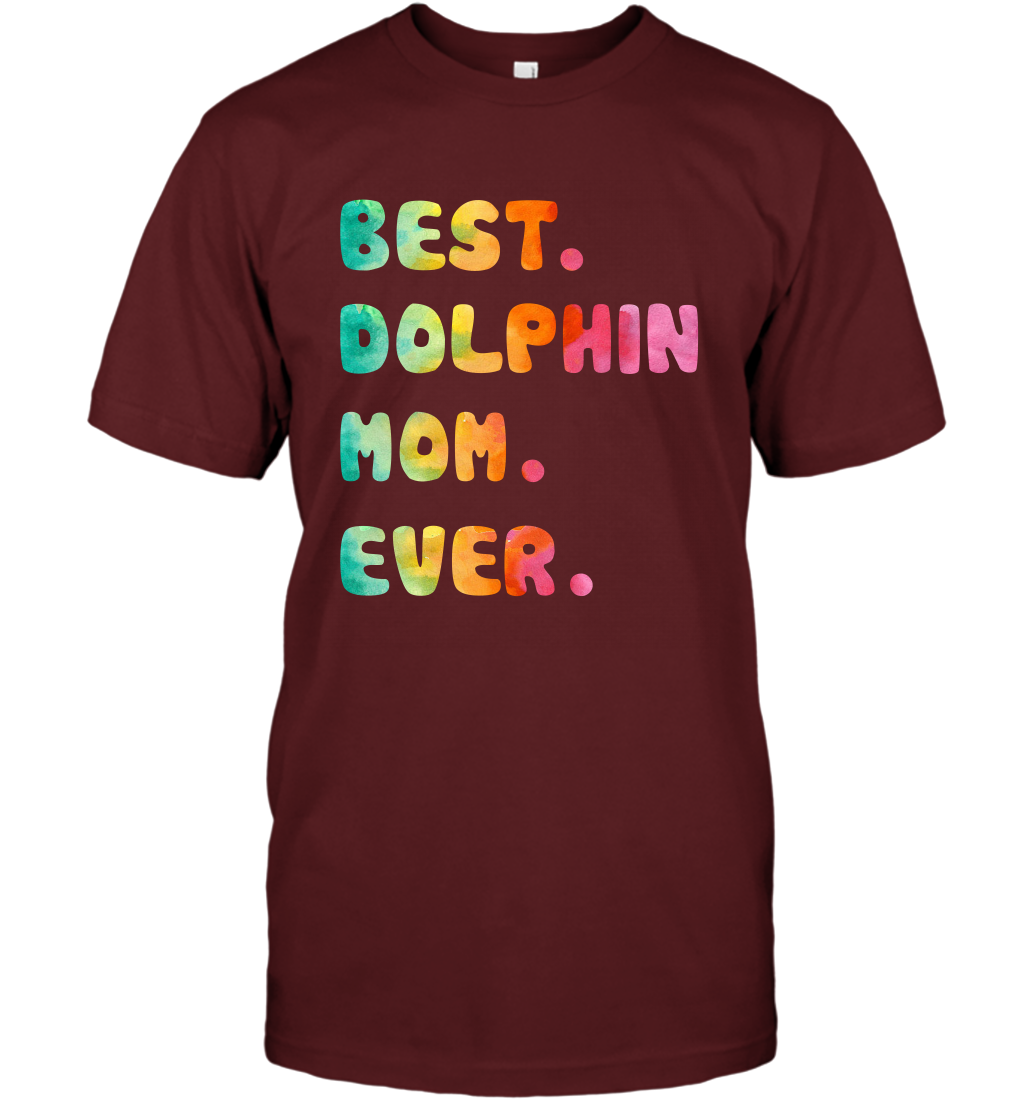 Best Dolphin Mom Ever Shirt T-Shirt T-Shirt Cardinal