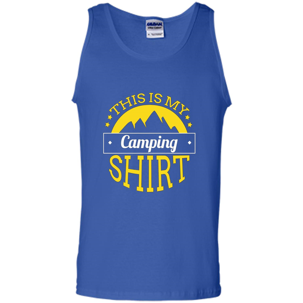 This Is My Camping T-Shirt For Hiking And Exploring Royal
