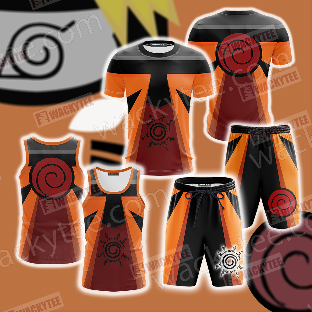 Naruto 3D Beach Shorts