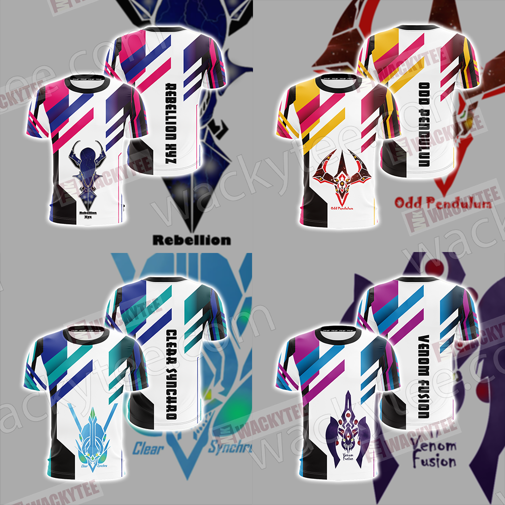 Yu Gi Oh! Arc-V - Venom Fusion Unisex 3D T-shirt