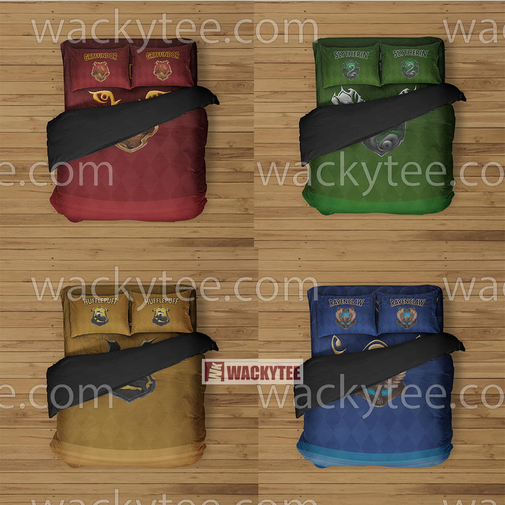 Gryffindor Let Deeds Reveal Your Heart New Bed Set