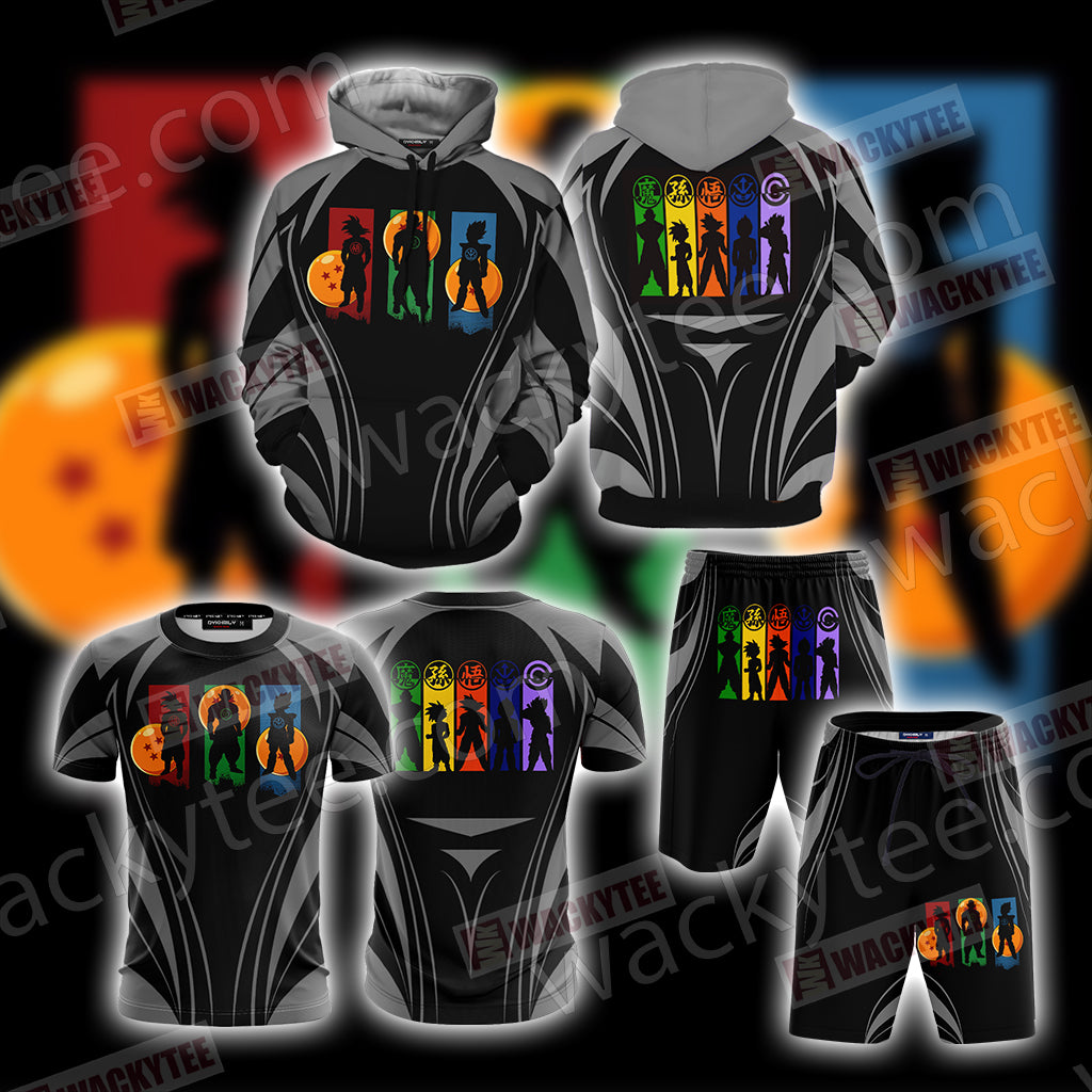 Dragon Ball Super Unisex 3D Beach Shorts