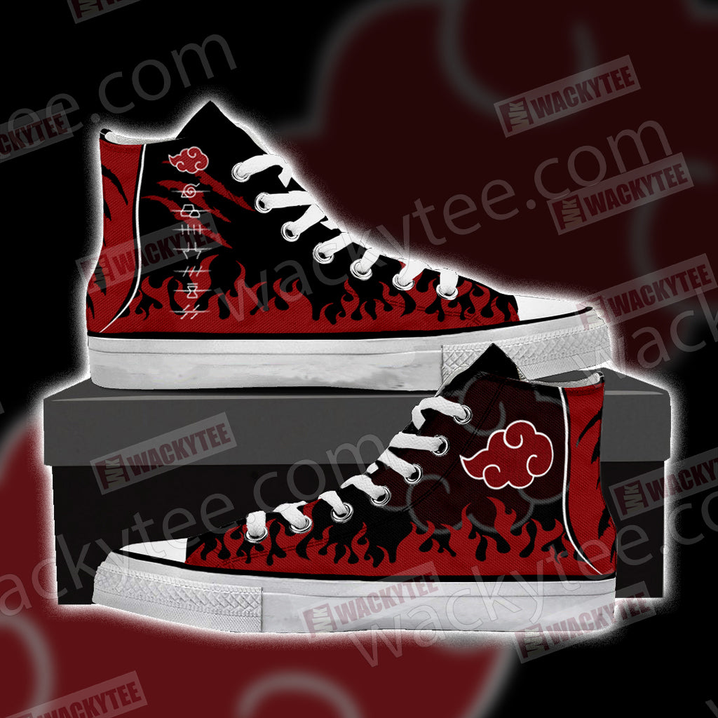Naruto Akatsuki 3D High Top Shoes SIZE 47