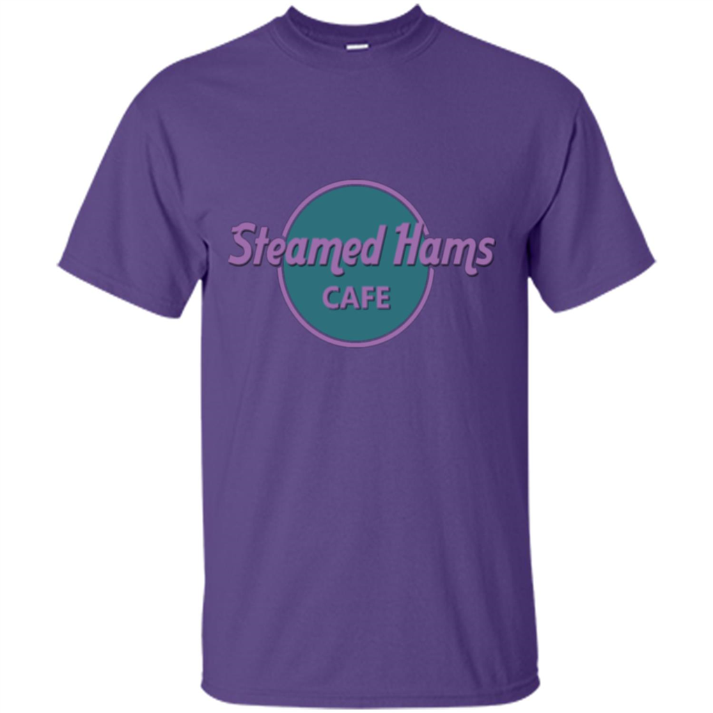 Steamed Hams Cafe T-shirt Purple