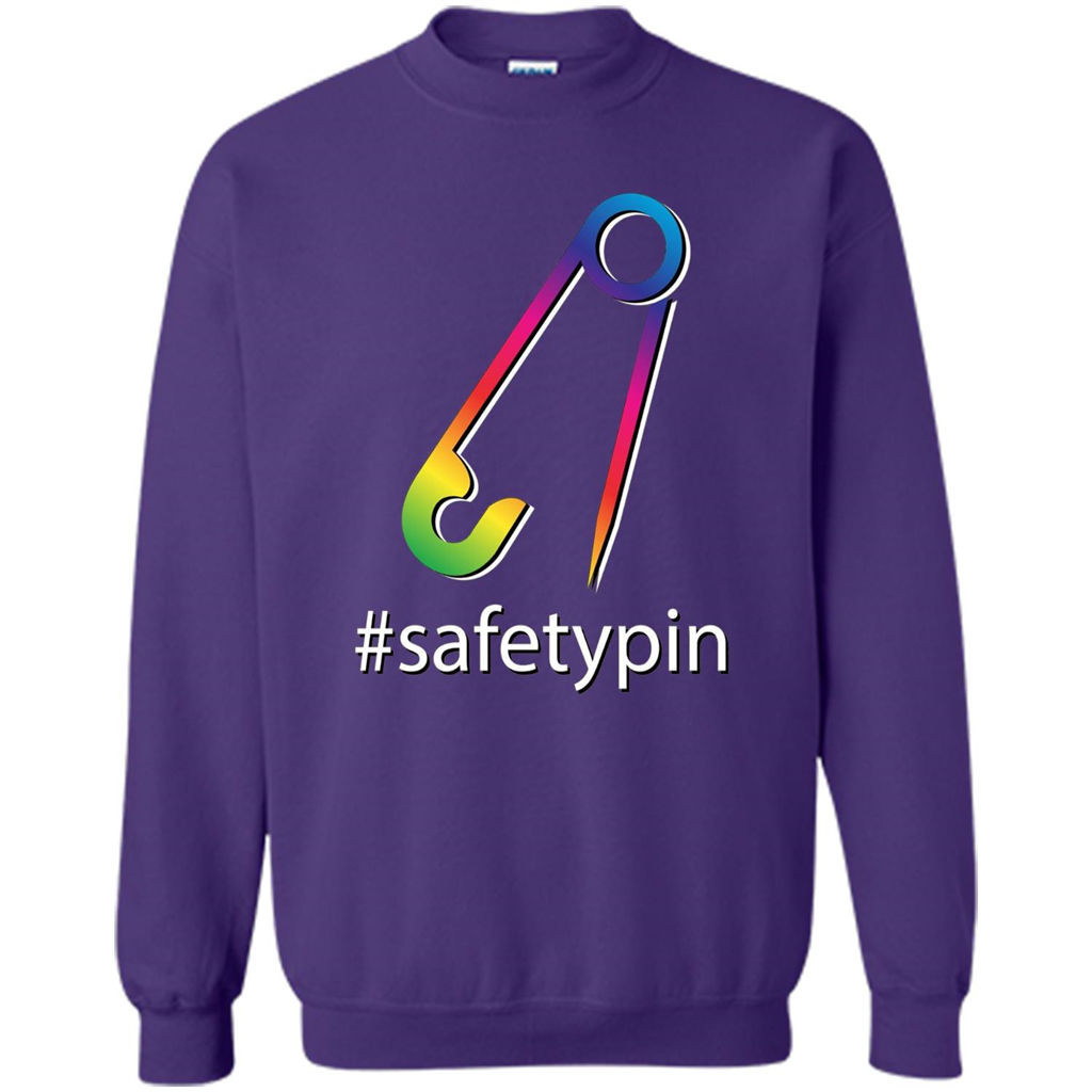 Safety Pin Campaign Against Violence T-Shirt Orange