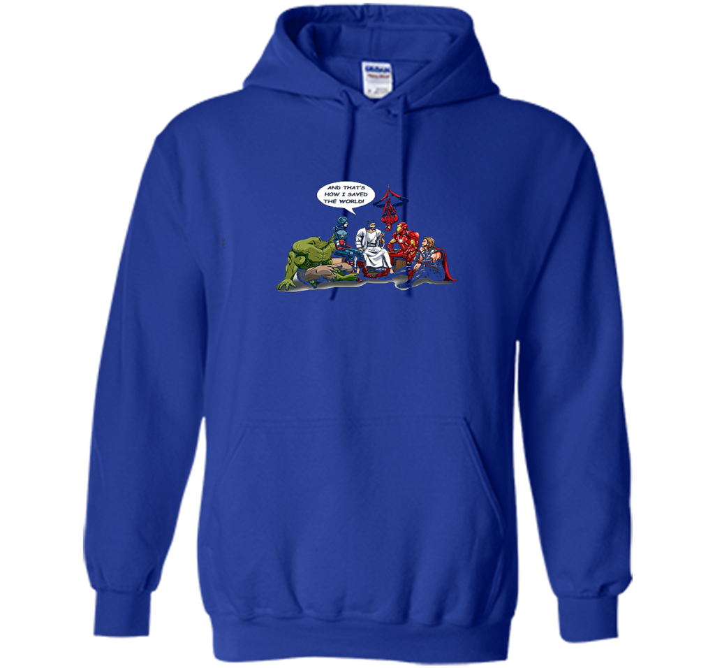 That's How I Saved The World T-shirt Royal