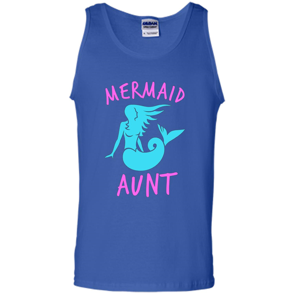 Mermaid Aunt T-Shirt Mermaid T-shirt Royal