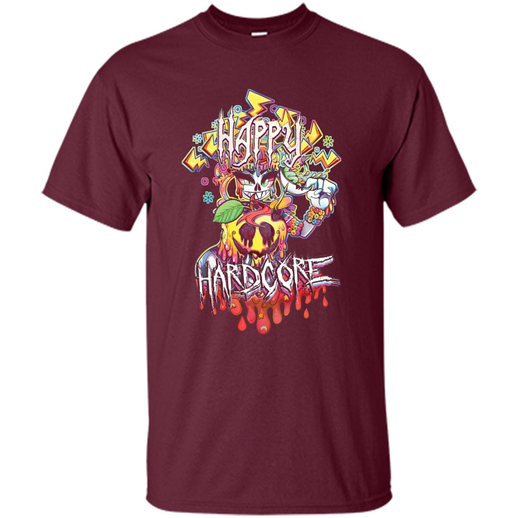 Happy Hardcore T-shirt Maroon