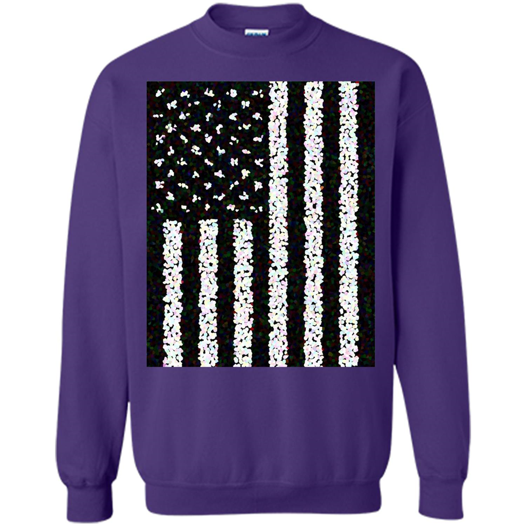 American Flag T-shirt Orange