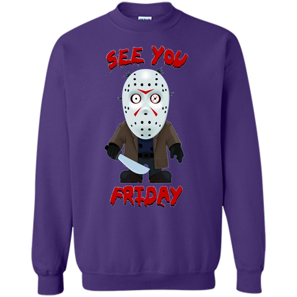Friday The 12th T-shirt See You Friday Orange