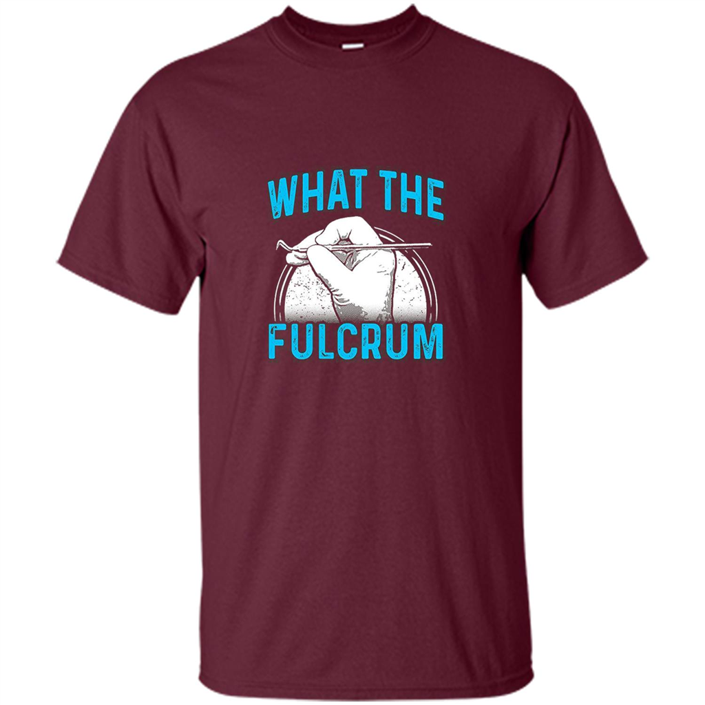 Surgeon T-shirt What The Fulcrum Maroon